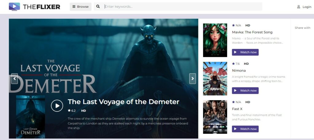 TheFlixer Website