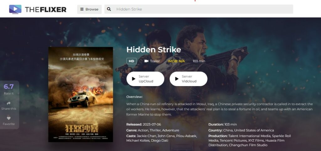 Search for "Hidden Strike"