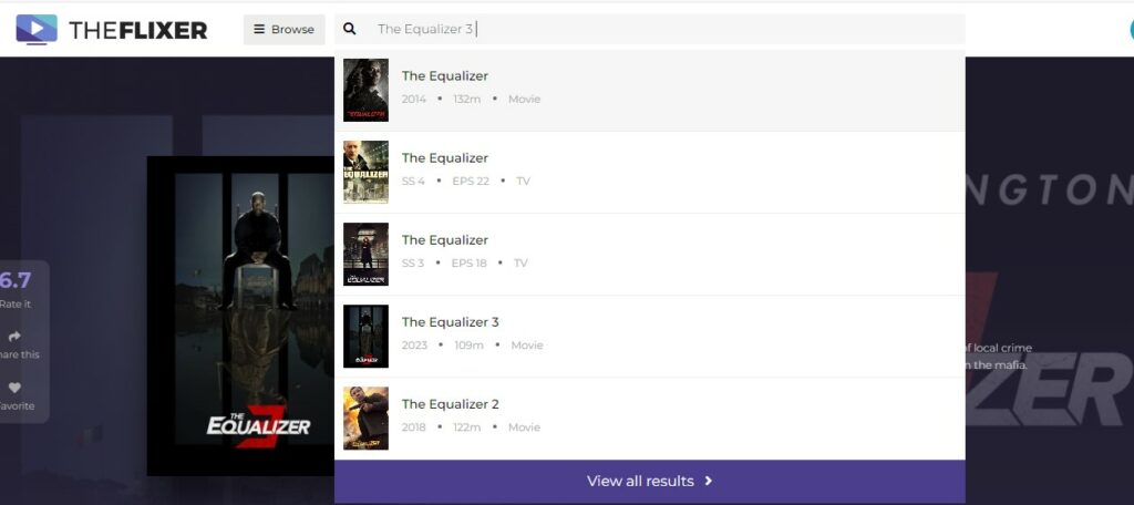 Search For “The Equalizer 3"