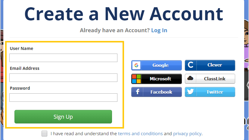 Create Your Account: