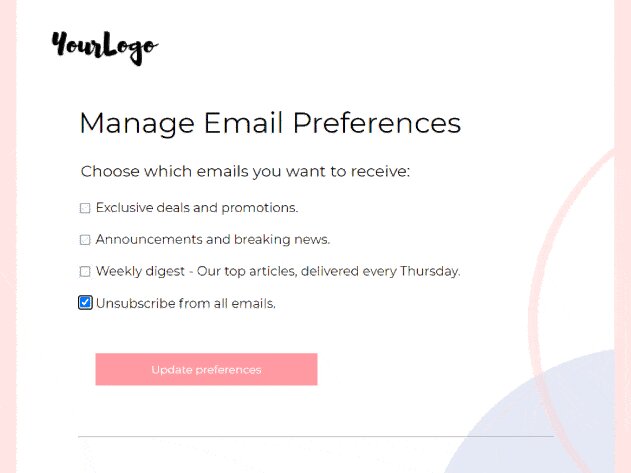 Managing Mail Preferences