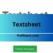 Textsheet