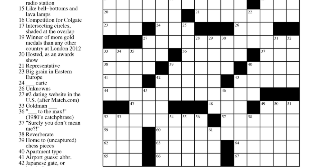 Tips For Solving Wsj Crossword Puzzles