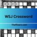 WSJ Crossword