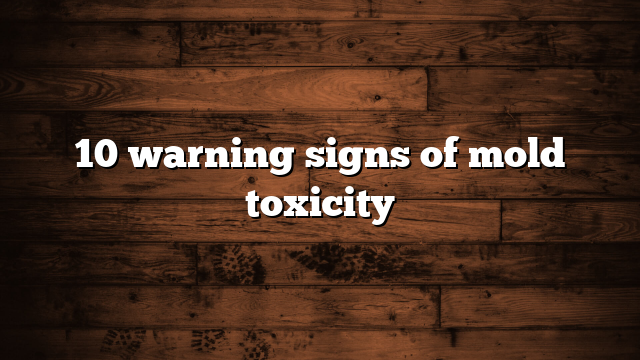 10 warning signs of mold toxicity