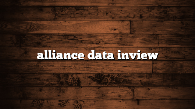 alliance data inview