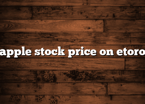 apple stock price on etoro