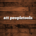 att peopletools