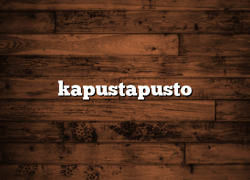 kapustapusto