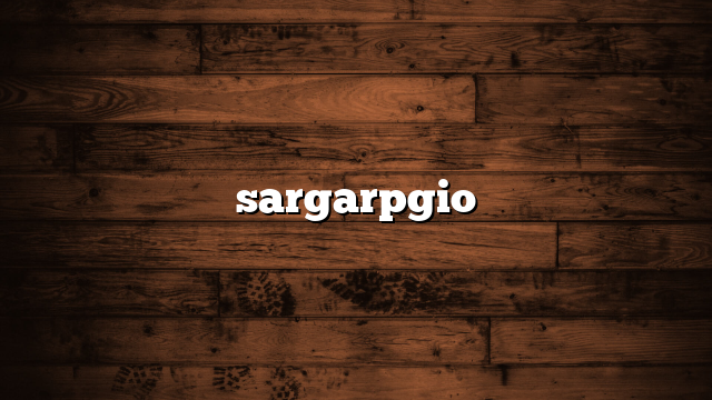 sargarpgio