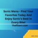 Sonic Menu