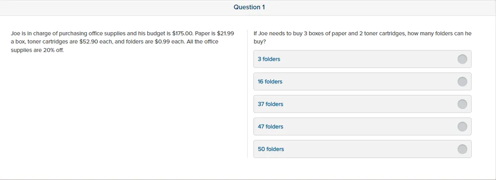 What is the Cogbee Capital One Assessment