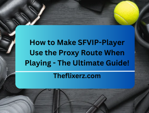 How to Make SFVIP-Player Use the Proxy Route When Playing - The Ultimate Guide!